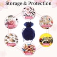 thumbnail image 6 of Uxcell Velvet Gift Bags, (4.7 x 3.5 Inch, Bright Blue) (50 Pcs) Calabash Shape Velvet Drawstring Jewelry Pouches Suit For- Birthday/Wedding/Party/Gift /Favor, 6 of 7