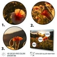 thumbnail image 3 of Designart "Hibiscus landscape With Sunset I" Floral Wall Decor, 3 of 5