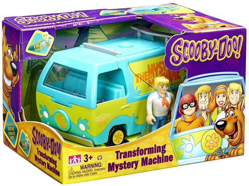 Scooby Doo 05848 Transforming Mystery Machine Van Car Playset Includes Fred