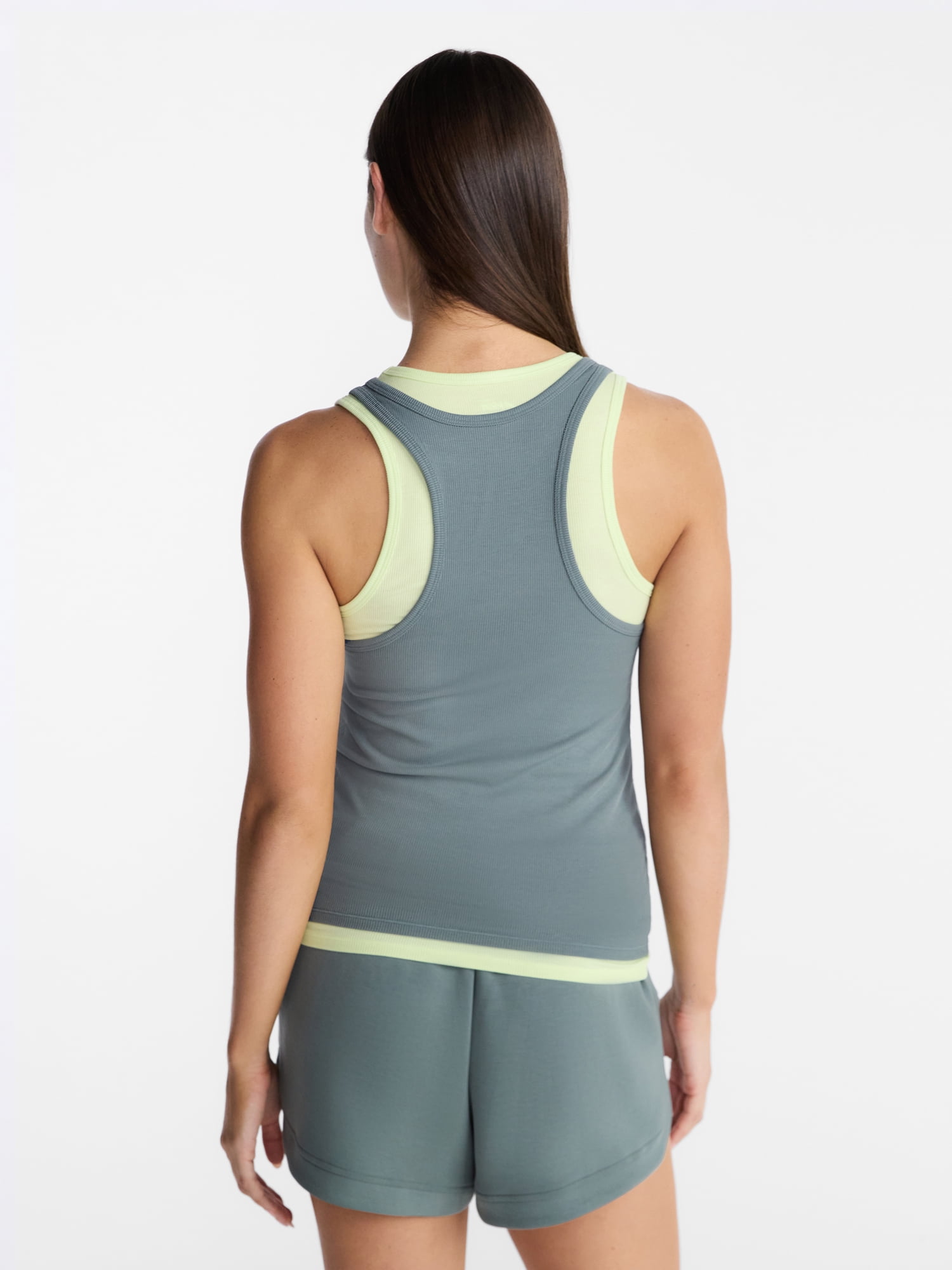 Avia Women's Double Layer Tank Top, Sizes XS-XXXL