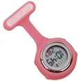 thumbnail image 1 of Nurse Watch Brooch, Colorful Multi-Function Digital Silicone Rubber Nurse Watch pink, 1 of 4