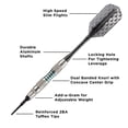 thumbnail image 3 of Viper Bobcat Nickel Plated Adjustable Soft Tip Darts w/ Green Rings, 16-18 Grams, 3 of 5