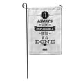 thumbnail image 1 of LADDKE White Motivational Inspirational Saying by Nelson Mandela Vintage Black Garden Flag Decorative Flag House Banner 28x40 inch, 1 of 2