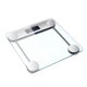 thumbnail image 1 of Báscula de baño de vidrio templado SHUYMXG Báscula corporal impermeable digital plateada, 1 of 5