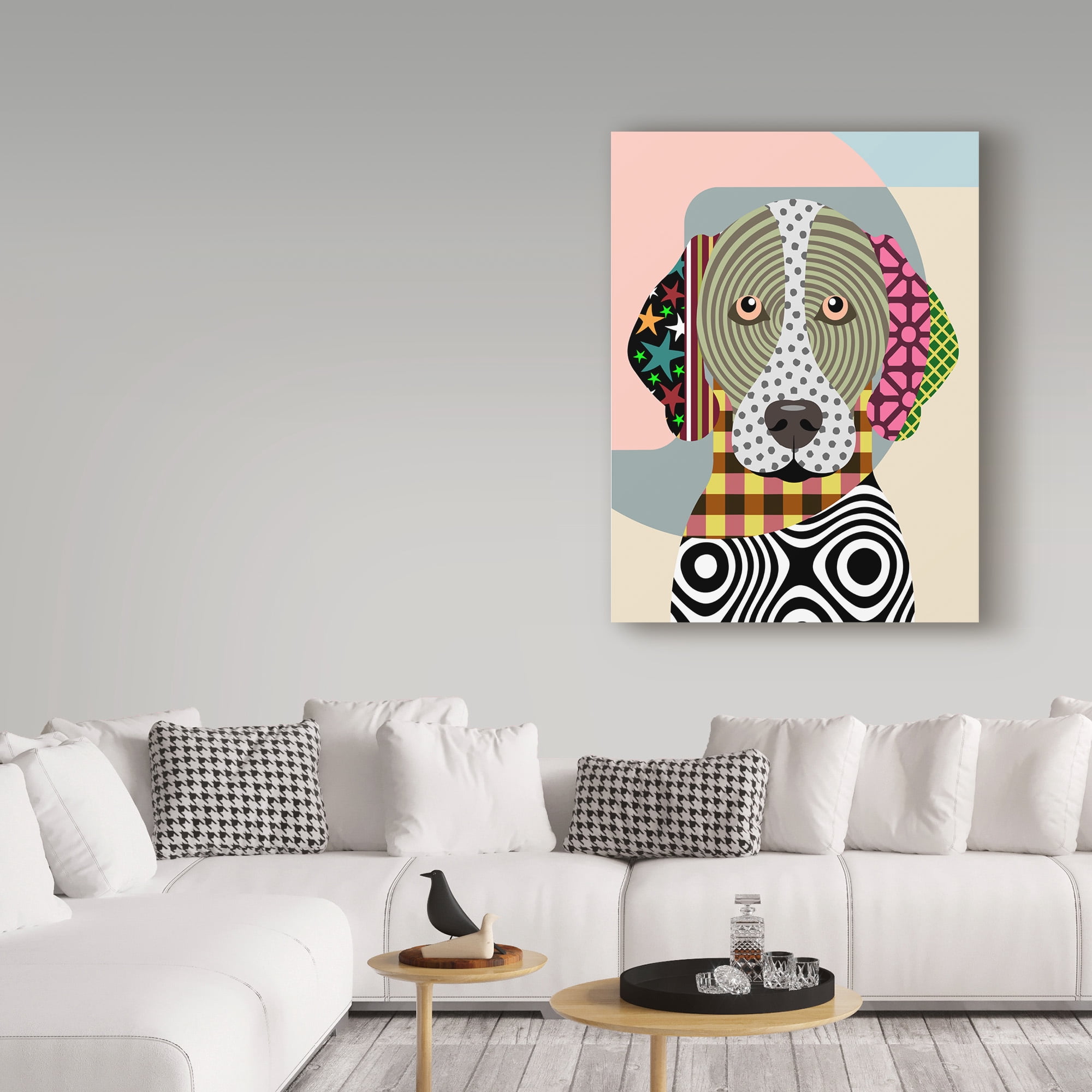 Trademark Fine Art 'German Shorthaired Pointer' Canvas Art by Lanre Adefioye