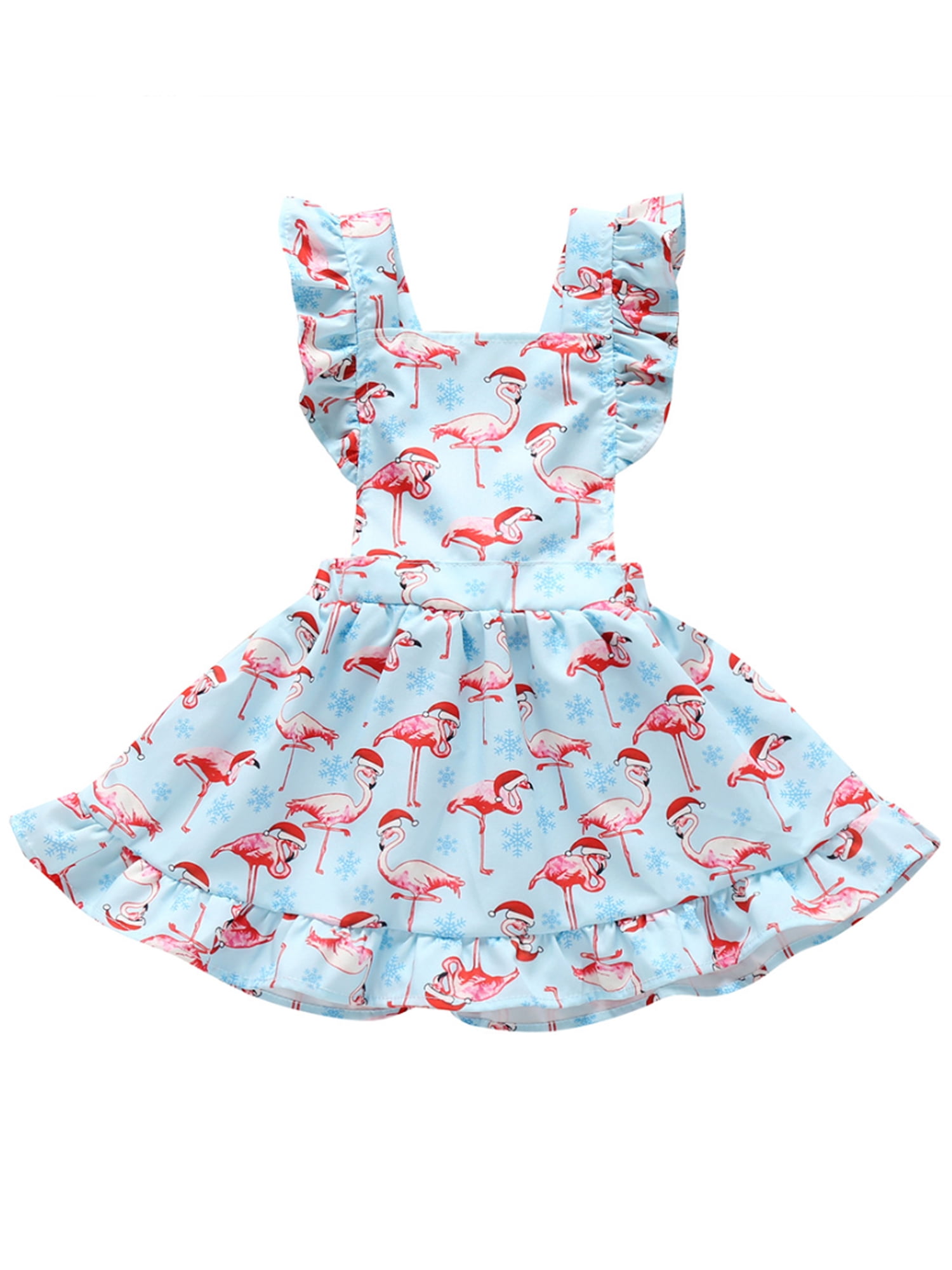 flamingo dress baby girl