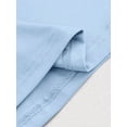 thumbnail image 3 of Womens Blue Halter Neck Ruched Waist A-Line Mini Dress, 3 of 4