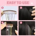 thumbnail image 4 of Hair Tinsel Kit Pack of 12 Pcs Hair Tinsel Clip in 19.6Inch Glitter Tinsel Hair Extensions Heat Resistant Clip in Hair Tinsel Sparkle Fairy Hair Accessories for Kids Girls Women (Pink), 4 of 9