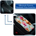 thumbnail image 5 of Ice Cream Printed Furry Soft 12.5x8.2 Inch Car Armrest Mat Cover Accessories, 5 of 6