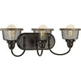 thumbnail image 3 of Tilley Collection Three-Light Antique Bronze Coastal Bath Vanity Light, 3 of 3