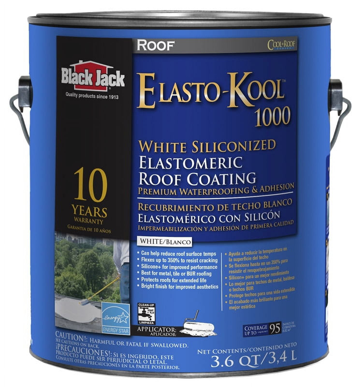 Kool Seal White Elastomeric Roof Coating 1-Gal - Walmart.com