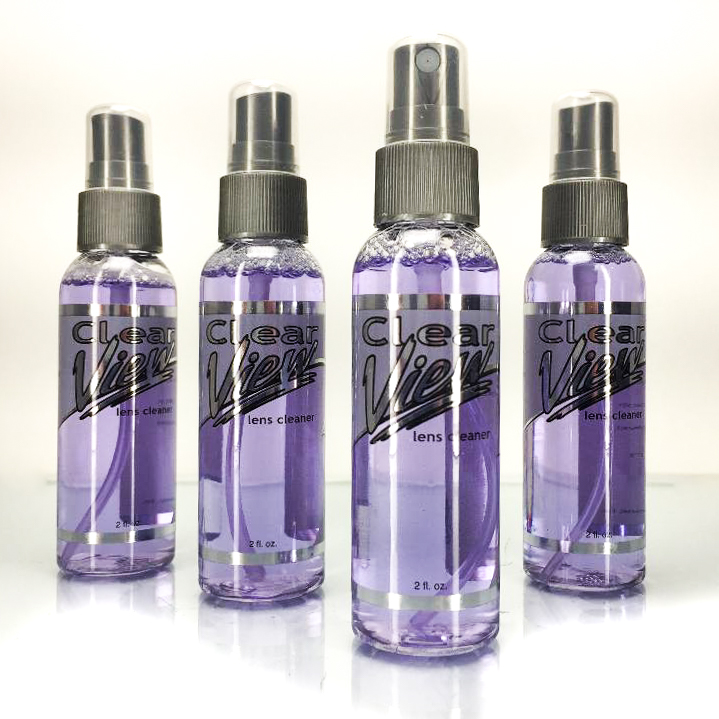 (Pack of 4) Clear View Premium ARCoated AntiStreak AntiStatic Lens