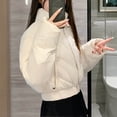 thumbnail image 4 of WRKEKC Veste Courte Matelassée pour Femmes avec Col Montant, Isolation Thermique Hyperwarm, Manteau de Ski en Duvet, 4 of 6