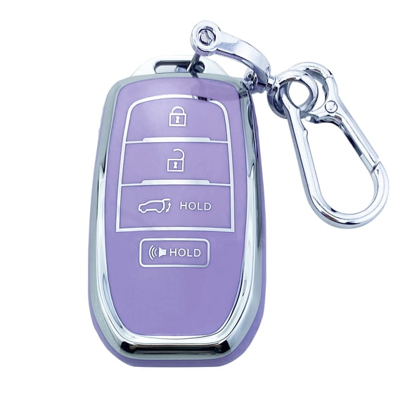 Yuebutor Key Fob Cover Case Compatible with Toyota,TPU Accessories Shell