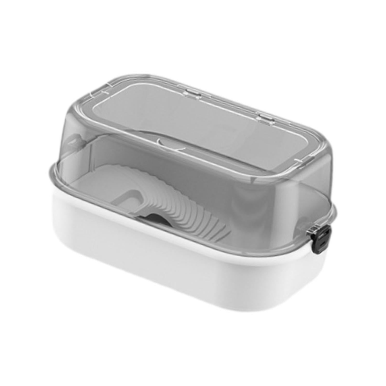 Fzaqwen Turtle Bathing Tub Tortoise Resting Terrace Reptile Habitat Multifunctional Food white