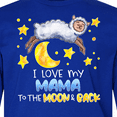 thumbnail image 4 of Inktastic I Love My Mama to the Moon and Back Cute Sheep Long Sleeve Youth T-Shirt, 4 of 5