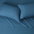 thumbnail image 3 of Lightweight Super Soft Easy Care Microfiber Bed Sheet Set with es Deep Pockets Queen Blush Pink, 3 of 6