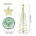 thumbnail image 3 of Cadena de luz navideña con energía solar Luz de hadas navideña colorida con 3 modos de iluminación Luz LED con forma de árbol brillante para jardín, patio, decoración del hogar Muyoka Hogar, 3 of 6