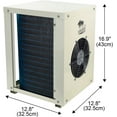 thumbnail image 4 of WECIYGG Mini Swimming Pool Heat Pump 12000 BTU for Above Ground Pools, 3.5 kW Electric Pool Heater with Titanium Heat Exchanger, 110V 60Hz, Up to 2000 Gallons, 4 of 7