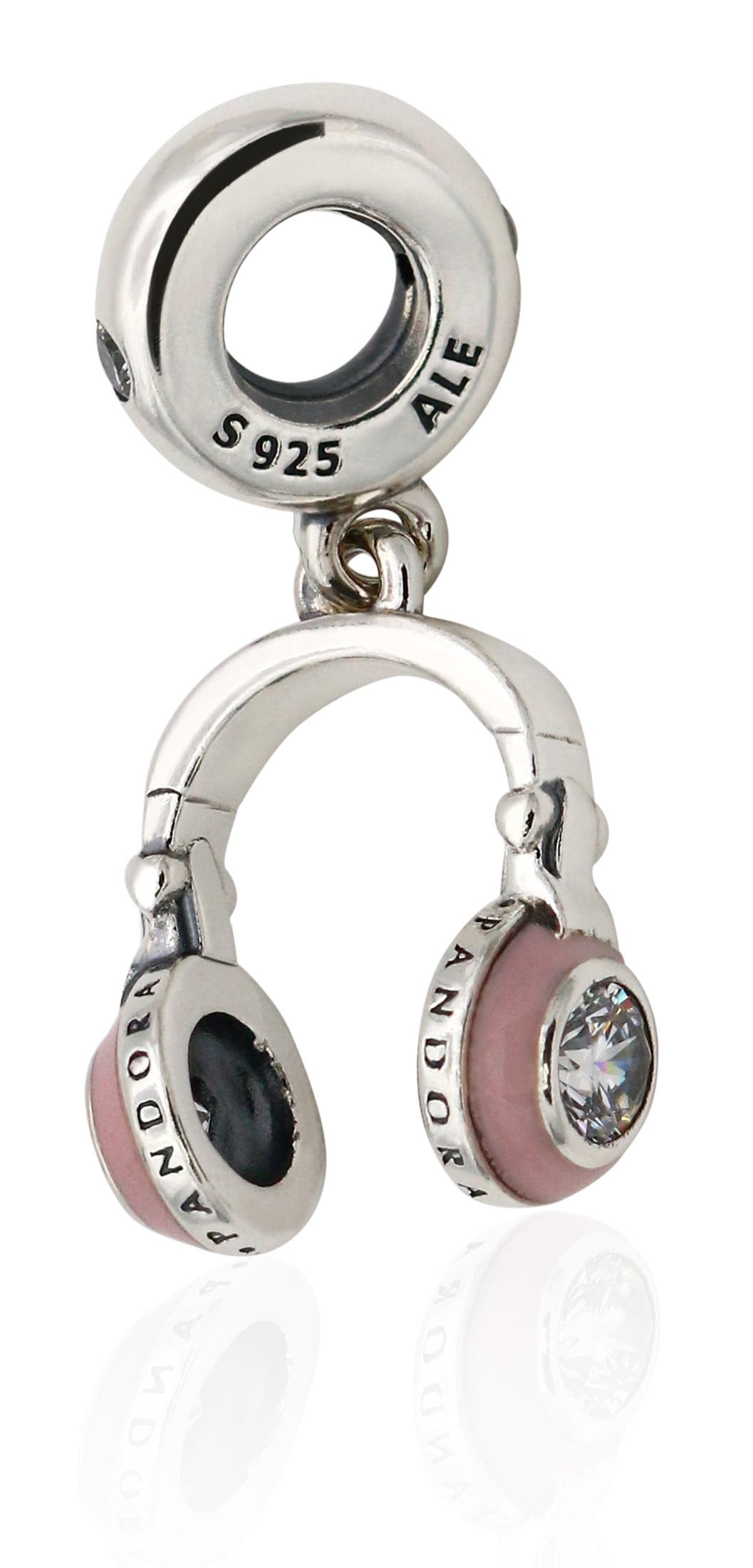 PANDORA Pink Headphones Dangle Charm