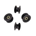 thumbnail image 1 of S SERENABLE 4 Pcs Roulements de Machine à Ramer Roues de Machine à Ramer Poulie Facile à Installer Accessoire Entraînement de Force pour Exercice de Mise en Forme Noir, 1 of 9
