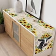 thumbnail image 4 of Farmhouse Cow Table Runner - 36 Inch Long, Kitchen Dining Table Runner Dresser Scarves, Pastoral Vintage Sunflower Botanical Floral Farmhouse Decor for Coffee Tables Wedding Party Banquet, 4 of 8