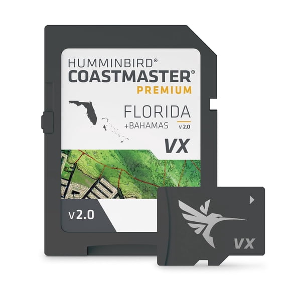 Tarjeta de mapa Humminbird CoastMaster Florida V2 Bahamas VX