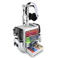 thumbnail image 1 of Soporte multifuncional para discos de videojuegos para PS5, estante para discos de videojuegos y soporte para mandos/auriculares compatible con Xbox Series X/Switch/PS4, 1 of 7