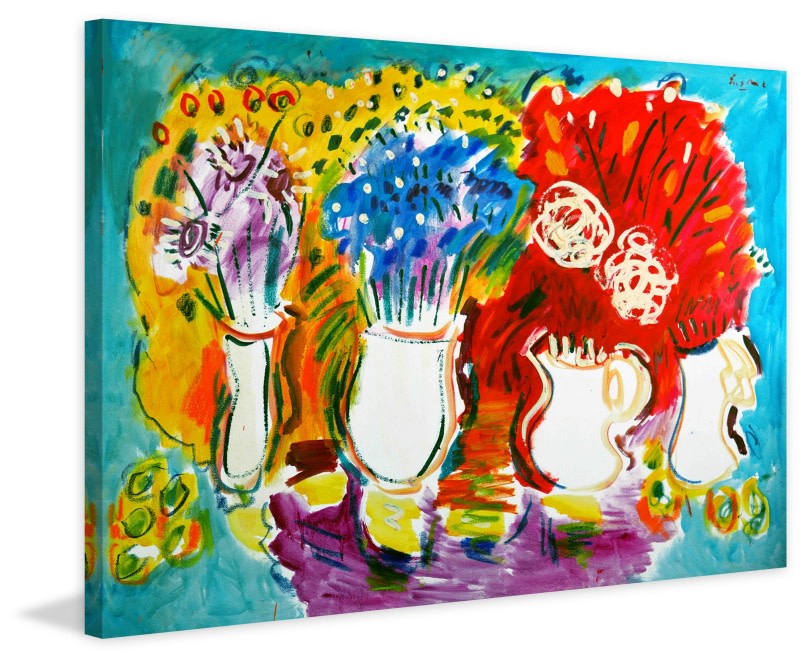 Marmont Hill "Mixed Bouquets" by Wayne Ensrud Painting Print on Canvas