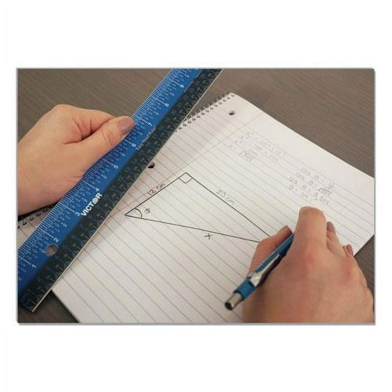 Victor Stainless Steel Dual Color Easy Read Ruler - VCTEZ12SPK