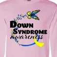 thumbnail image 4 of Inktastic Down Syndrome Awareness with Butterfly and Ribbon Long Sleeve T-Shirt, 4 of 5