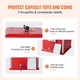 thumbnail image 5 of Pelotas hinchables Gumball Machine VEVOR, 21 cm de altura, PS, 180 juguetes, rojas, 5 of 9