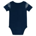 thumbnail image 3 of Girls Newborn Outerstuff Navy Dallas Cowboys My Team Rocks Bodysuit and Skirt Set, 3 of 5