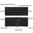 thumbnail image 4 of Pure Acoustics HipBox-mini Portable Wireless Bluetooth Companion Speaker with Aux + FM Radio and Phone Call Handling - Purple, 4 of 8