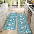 thumbnail image 4 of Kitchen Rugs Sets Of 2,Blue Christmas Polar Bear Pattern Anti Fatigue Kitchen Mat Rugs Non Slip Washable,Decorative Kitchen Floor Mats for Kitchen,Sink,Laundry,17"X47", 4 of 5
