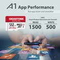 thumbnail image 3 of Gigastone Gaming Plus A1V30 microSD Card (512 GB), GS-2IN1-A1V30GAME-512GB-R, 3 of 5