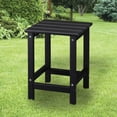 thumbnail image 4 of UBesGoo Adirondack Square Side Table HDPE Weather Resistant End Table Outdoor Coffee Table, Black, 4 of 10