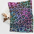 thumbnail image 6 of Naloa Rainbow Animal Skin Dog Blanket, 3 Sizes Cat Blanket for Indoor Cats Large Medium Small Dog Gifts-Medium, 6 of 8