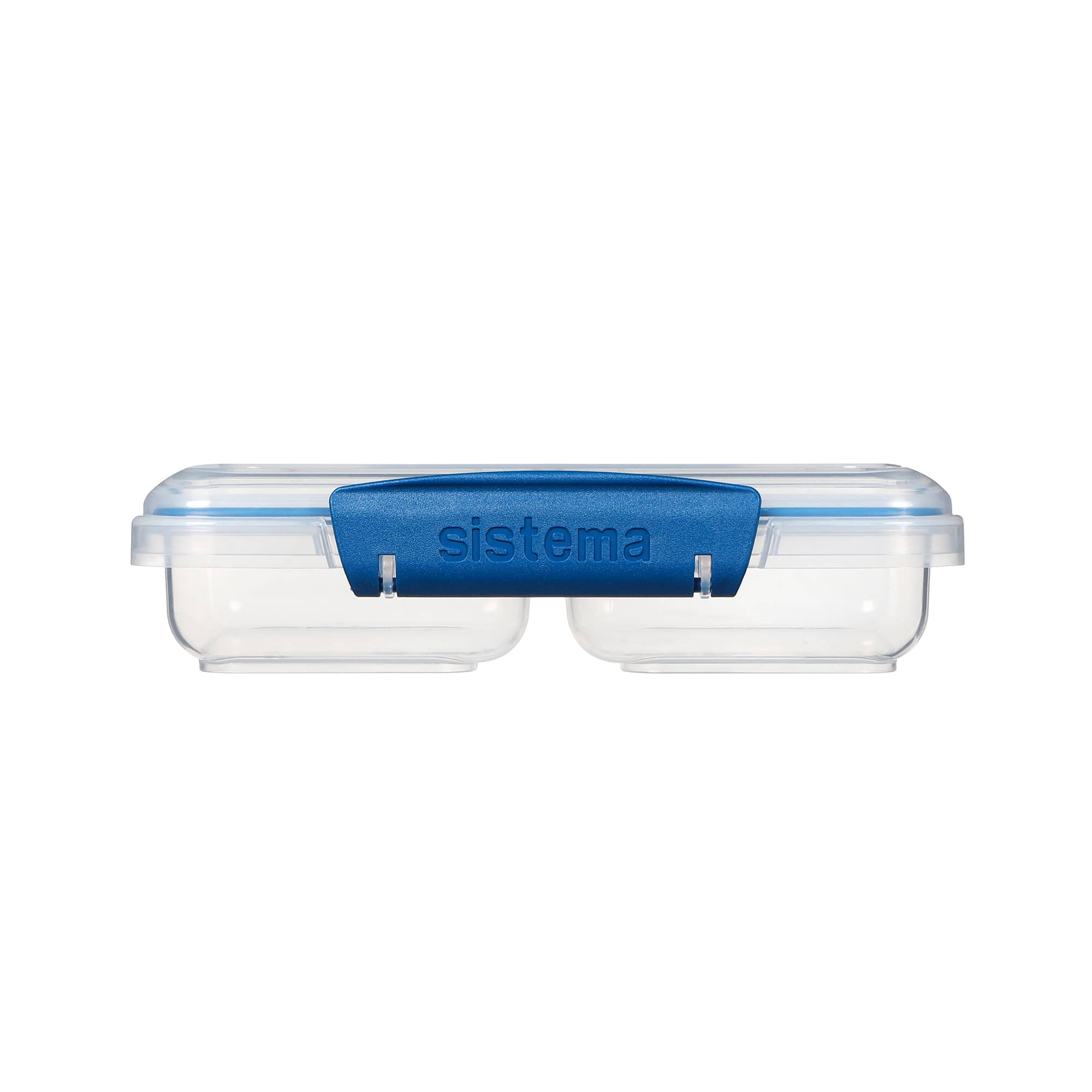 (9 pack) Sistema 1.4 Cup Small Split To Go Food Storage Container, Blue