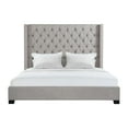 thumbnail image 6 of Picket House Furnishings Arden King Tufted Upholstered Bed in Grey, 6 of 7