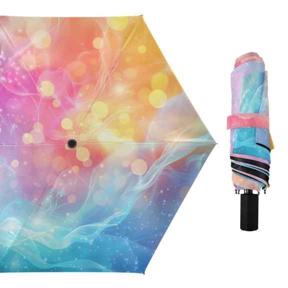 Shiny Summer Water Compact Sun Umbrella Windproof Travel Umbrellas for Rain Strong Portable UV Protection