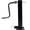 Black, variant on Heavy Duty Weld On Trailer Jack, 12000 lbs Capacity, Sidewind Crank, 26 Inch Travel Square Tube for Large Trailers