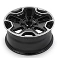 thumbnail image 3 of New OEM Replacement Wheel Rim for 2013-2023 Jeep Wrangler 17x7.5 inch Aluminum Black, 3 of 5