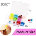 thumbnail image 2 of 159pcs Knitting Markers Stitch Locking Clips, Crochet Pins Crochet Markers, Stitch Markers For Crocheting, Stitch Marker Crochet Clips Locking Clips C, 2 of 5