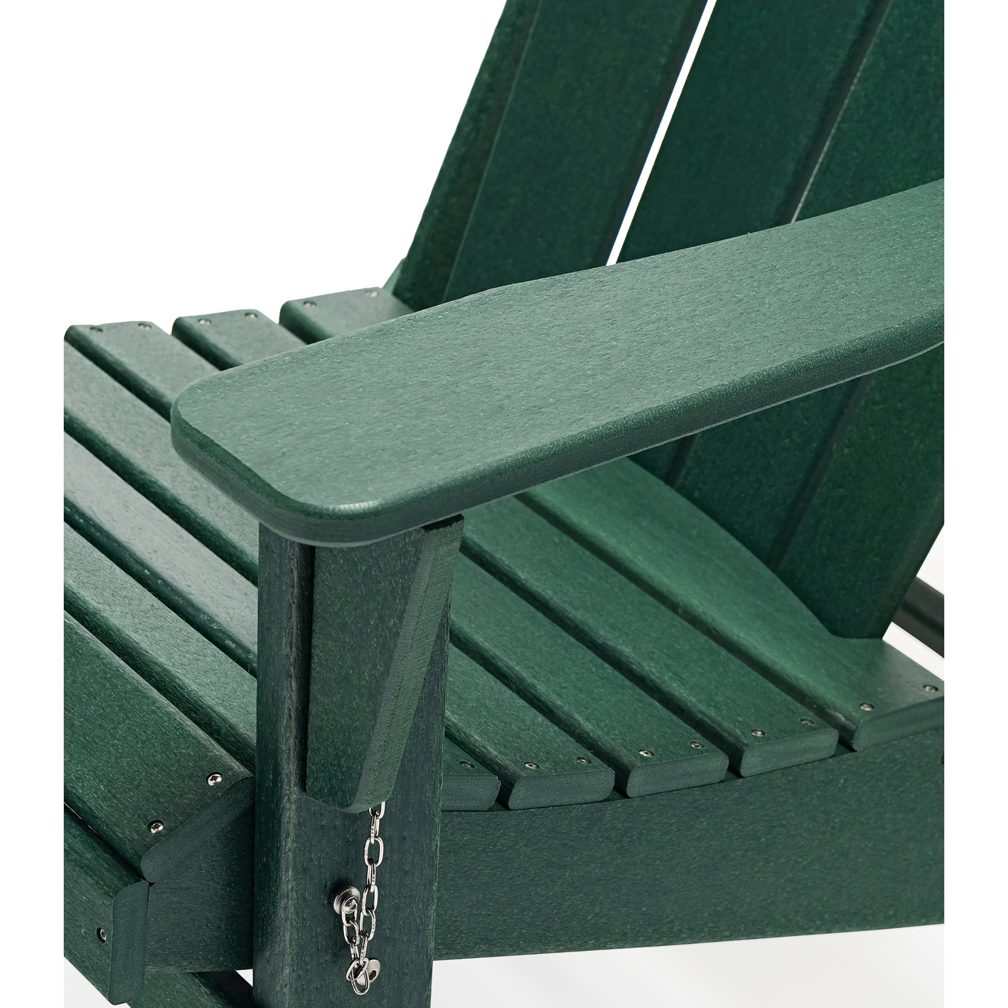 Folding Adirondack Lawn Chairs Set of 4 for Outdoor Patio Garden, Dark Green  - Walmart.com
