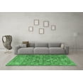 thumbnail image 3 of Ahgly Company Indoor Rectangle Persian Emerald Green Traditional Area Rugs, 5' x 7', 3 of 4