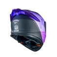 thumbnail image 3 of Casco Para Mujer Abatible Moto Kov Thunder Flow Morado Dot, 3 of 5