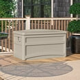 thumbnail image 2 of Suncast Durable 73 Gallon Resin Deck Box, Taupe, 2 of 6