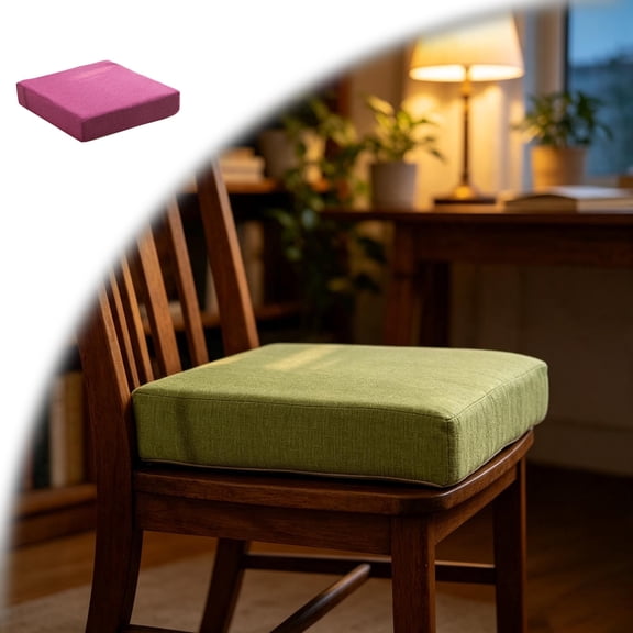 Outdoor Cushion for Patio Furniture, 15.75" X 15.75" High Density Memory Sponge Non- Patio Cushion,Washable Chair Pad,Outdoor Seat Cushion for Garden Couch Sofa Office Home