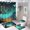 Color-3, variant on Lush Waterfall Paradise Shower Curtain Waterproof Bathroom Curtain Set with Hooks Home Decor Bathroom Curtains